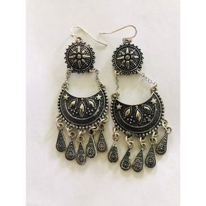 Metal Drop Earrings